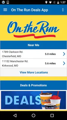 On The Run Deals App android App screenshot 7